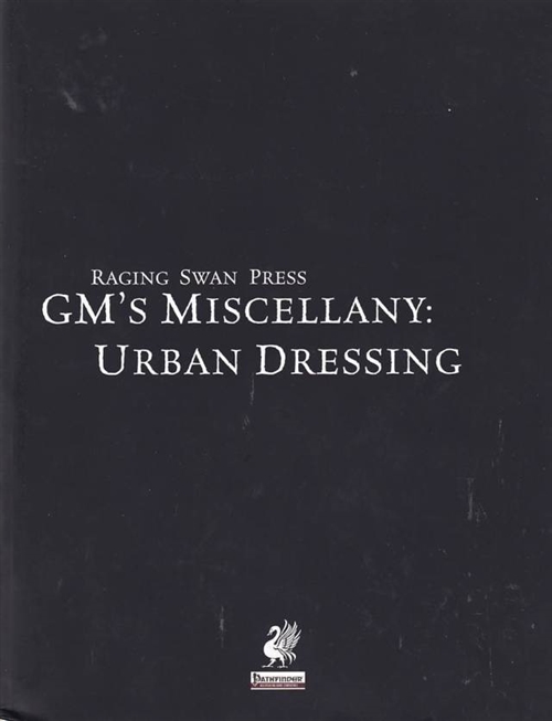 Pathfinder - GMs Miscellany: Urban Dressing (B Grade) (Genbrug)